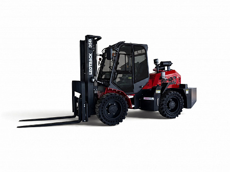 LEOTRACK 35B · 3,5 т, кабина у груза