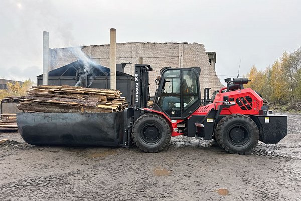 LEOTRACK 50B на неподготовленной площадке